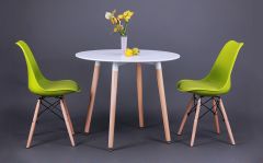 ОБЕДЕННЫЕ КОМПЛЕКТЫ Обеденный комплект Ribes + стулья Aster Wood Green-AMF