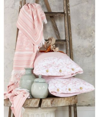 Пике (для лета) Постельное белье Elina pink пике-KARACA HOME