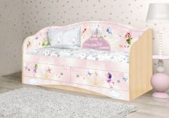 Одноярусные кровати Детский диван-кровать "Веер"-Вальтер