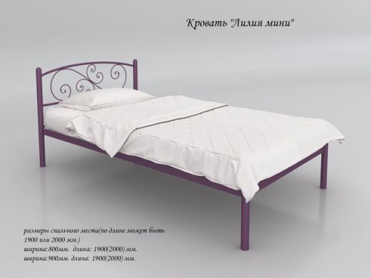 Металлические и кованые кровати Кровать Лилия мини-TENERO