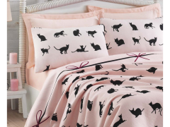 Детское постельное бельё Комплект постельного для подростков Pike Boston Cats-Eponj Home