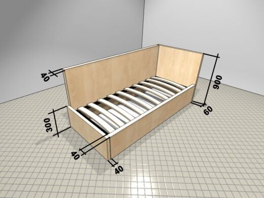 Одноярусные кровати Кровать Тэдди-Corners