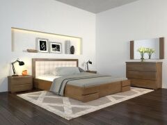 Деревянные кровати Деревянная кровать Регина Люкс с подъемным механизмом-Arbor Drev