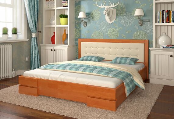 Деревянные кровати Деревянная кровать Регина без подъемного механизма-ArborDrev