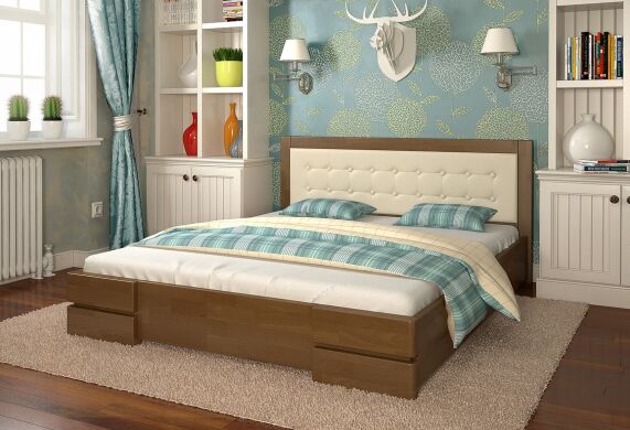 Деревянные кровати Деревянная кровать Регина без подъемного механизма-ArborDrev