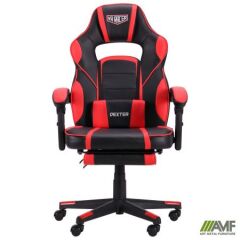 Офисные кресла Кресло VR Racer Dexter Webster черный/красный-AMF