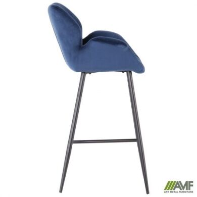 Барные стулья Стул барный Alphabet N black/royal blue(Альфабет Н)-AMF