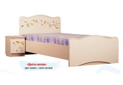 Одноярусные кровати Детская кровать Цветы жизни-Вальтер