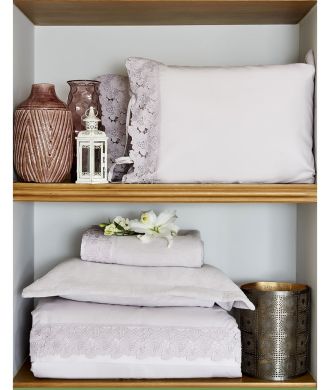 Наборы постельного белья Постельное белье с покрывалом Liza powder-KARACA HOME