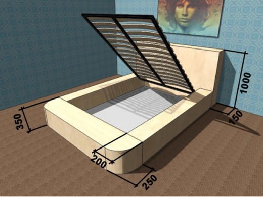 Мягкие кровати Кровать Лайк-Corners