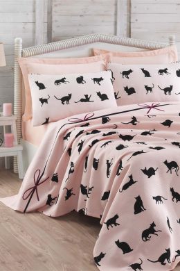 Детское постельное бельё Комплект постельного для подростков Pike Boston Cats-Eponj Home