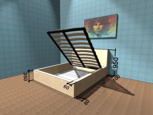 Мягкие кровати Кровать Лоренс-Corners