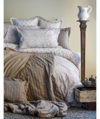 Наборы постельного белья Постельное белье с покрывалом и пледом Pureline beige-KARACA HOME