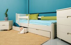 Одноярусные кровати Кровать Марго детская-ЭкоМебель