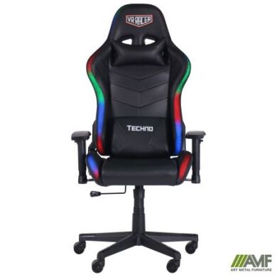 Офисные кресла Кресло VR Racer Techno X-Ray черный-AMF