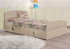 Одноярусные кровати Детская кровать "3в1" бежевая-Вальтер