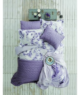 Наборы постельного белья Постельное белье с покрывалом Madelin rose-KARACA HOME