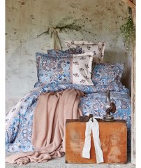 Наборы постельного белья Постельное белье с пледом Mandila blue-KARACA HOME