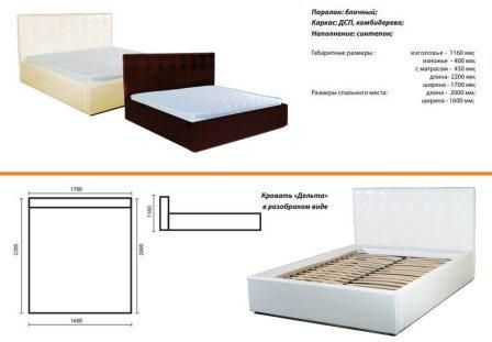 Мягкие кровати Кровать Дельта-2-Kairos
