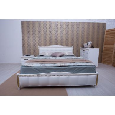 Деревянные кровати Кровать Прованс мягкая спинка-ЭкоМебель