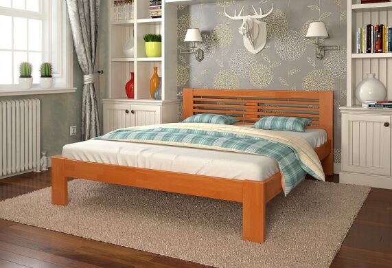 Деревянные кровати Деревянная кровать Шопен без подъемного механизма-ArborDrev