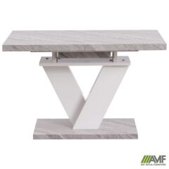 Обеденные столы Стол Сан-Вито белый / бетон-AMF