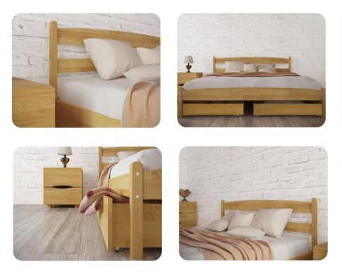 Деревянные кровати Кровать Лика-ЭкоМебель