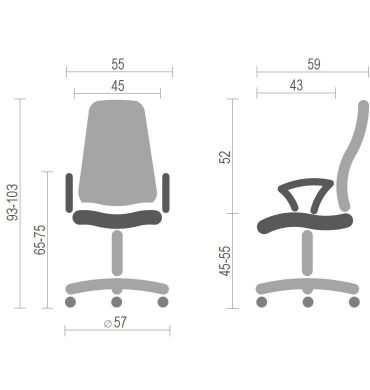 Компьютерные кресла Кресло Диез-А-Класс